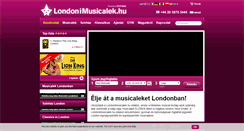 Desktop Screenshot of londonimusicalek.hu